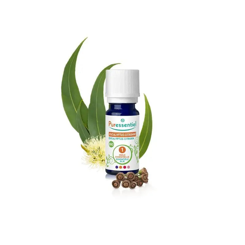 Puressentiel Essential Oil Lemon Eucalyptus Bio, 10 ml