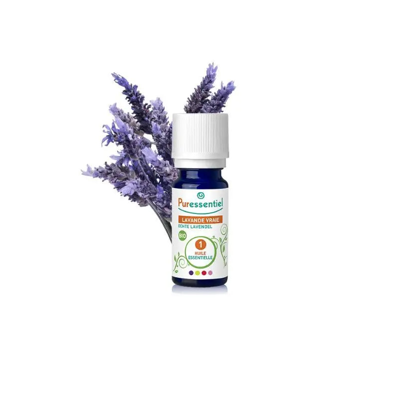 Puressentiel Lavender Essential Oil True Lavender Bio, 10 ml