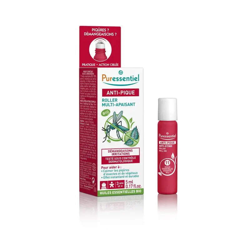 Puressentiel Multi-Sooothing Roll-On With Ae Bio Anti-Pic, 5 ml