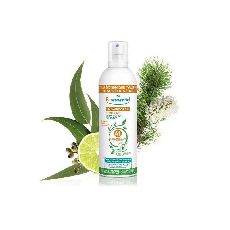 Puressentiel Purifying Air Spray With 41 Essential Oils, 500ml