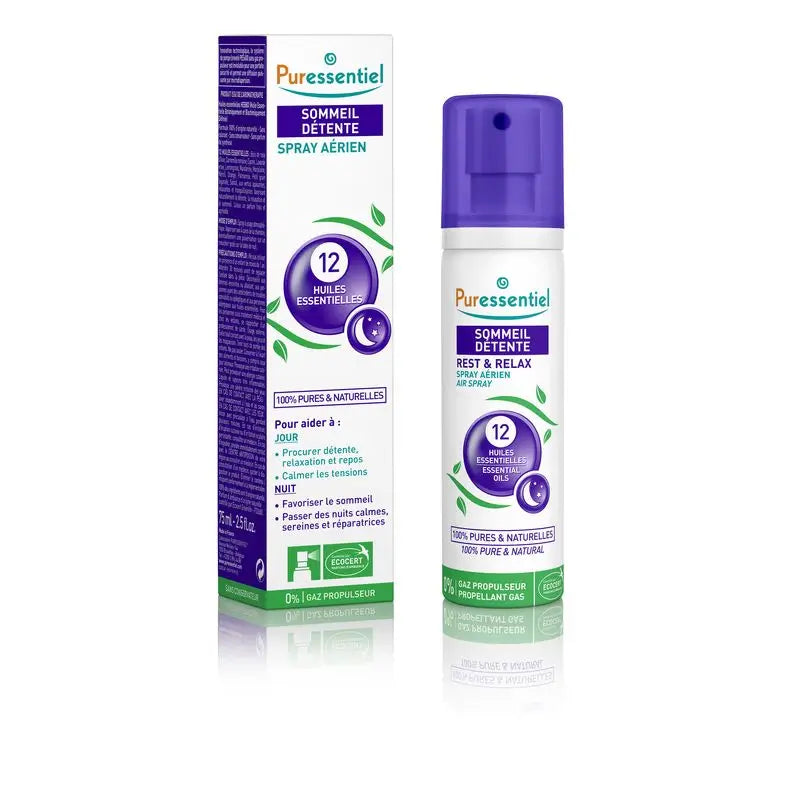 Puressentiel Sleep & Relax Air Spray With 12 Essential Oils, 75 ml