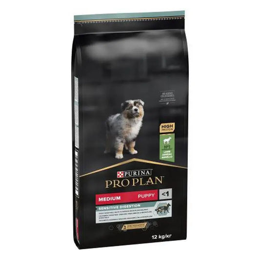 Purina Pro Plan Canine Puppy Medium Digest Cordero 12Kg  , pienso para perros