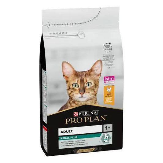 Purina Pro Plan Feline Adult Optirenal Pollo 10Kg, pienso para gatos