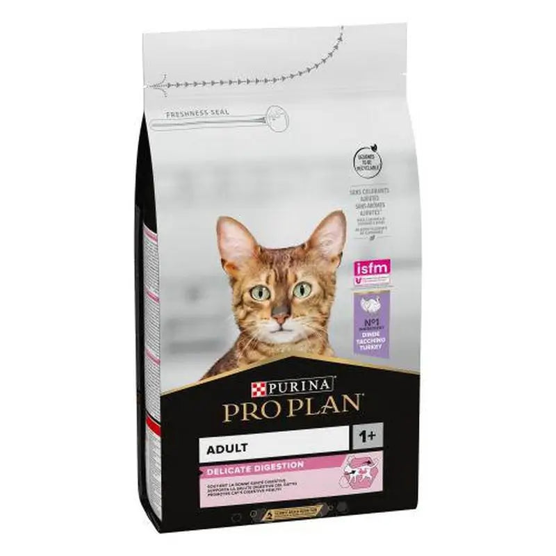 Purina Pro Plan Feline Delicate Optidiges Pavo 3Kg, pienso para gatos