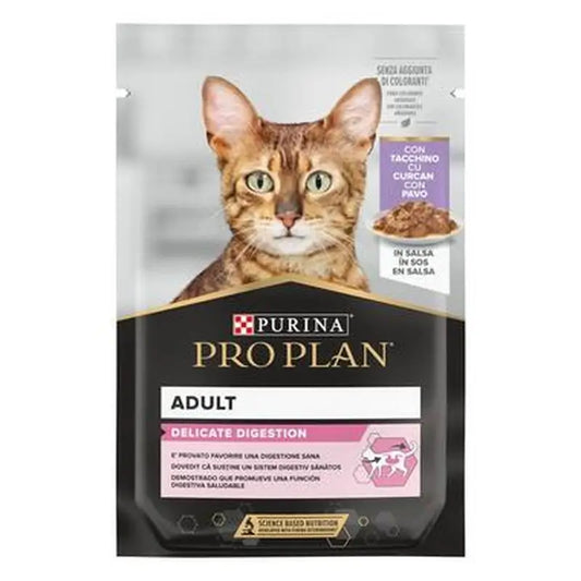 Purina Pro Plan Feline Delicate Turkey 26X85Gr, wet food for cats