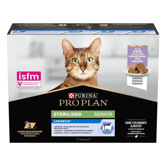 Purina Pro Plan Feline Esterilizado Carne 26X85Gr, comida húmeda para gatos