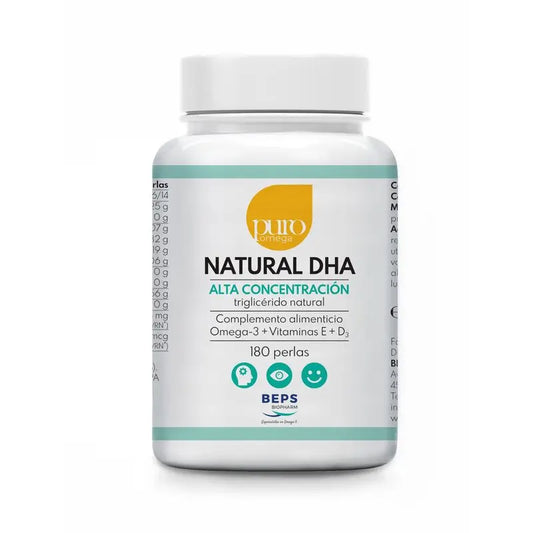 Puro Omega Natural Dha Alta Concentracion , 180 perlas