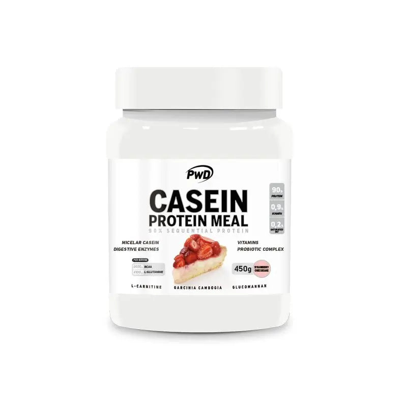 Pwd Caseim Caseim Protein Meal Strawberry Cheesecake 450G Jar