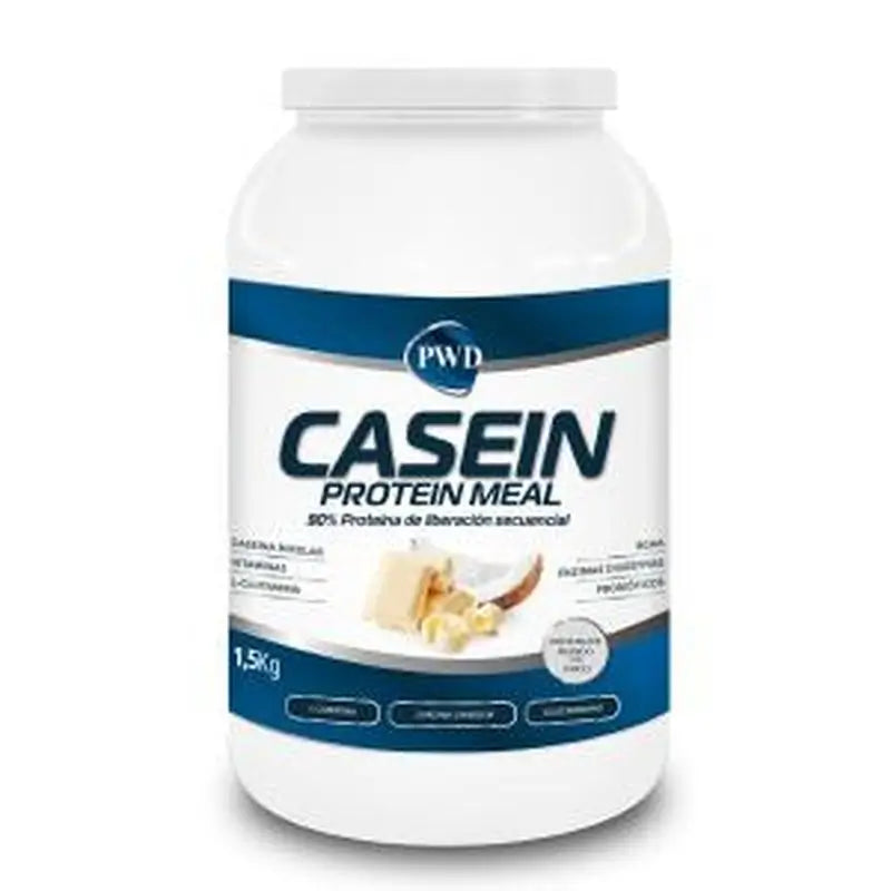 Pwd Casein Protein Meal Chocolate Blanco Con Coco 1,5K