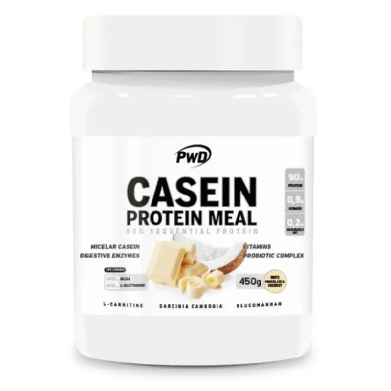 Pwd Casein Protein Meal White Chocolate+Coconut Pot 1.5 Kg