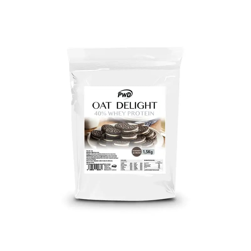 Pwd Oat Delight 40% Whey Protein Cookies & Cream Pack1.5 Kg