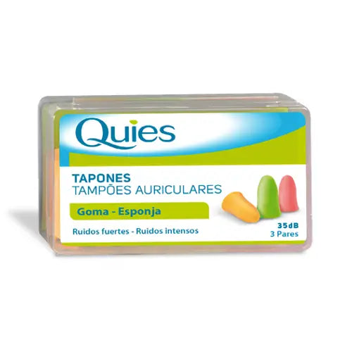 Quies Tapones Oidos Goma 6 unidades