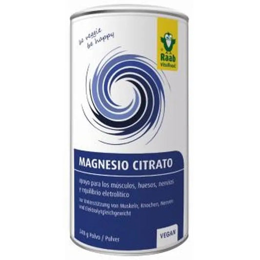 Raab Vitalfood Citrato De Magnesio Polvo 340Gr. Sg Vegan 