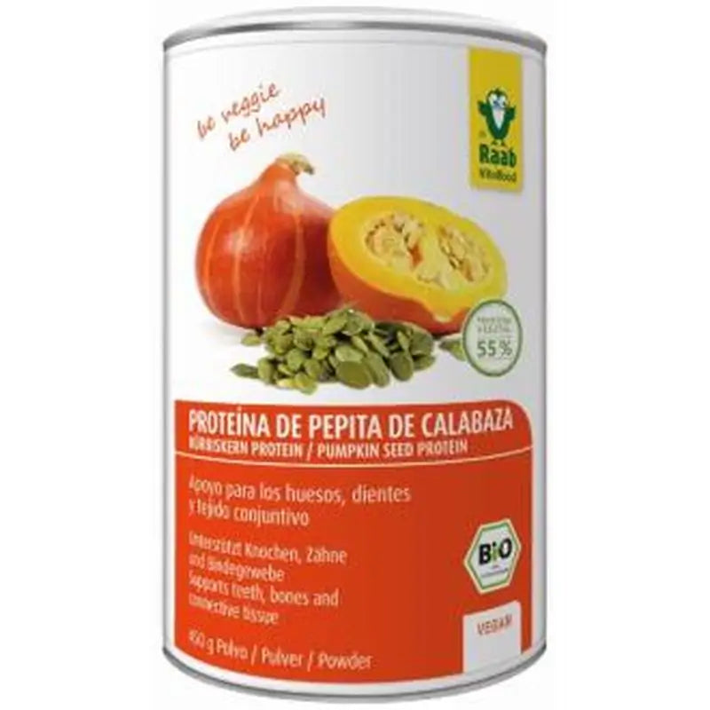 Raab Vitalfood Proteina De Pepita De Calabaza 500Gr. Bio Sg Vegan 