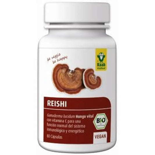 Raab Vitalfood Reishi 80Cap. Bio Sg Vegan 