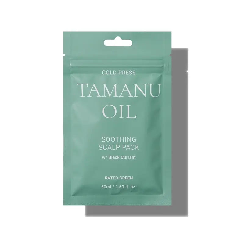 Rated Green Cold Press Tamanu Oil Soothing Scalp Pack, 50 ml