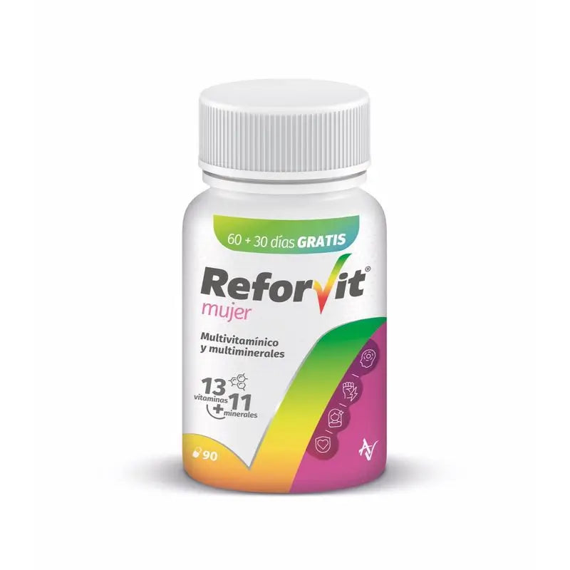 Reforvit Daily Food Supplement For Daily Reinforcement, Age and Sex Appropriate for Women Savings Format, 90 capsules