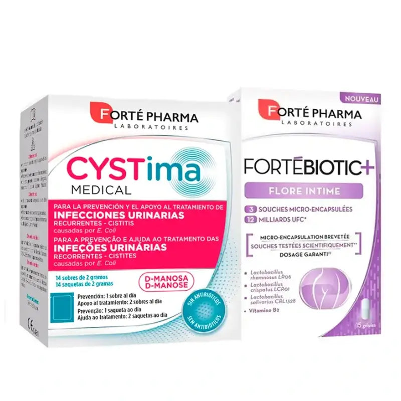 REIG JOFRE INTIMATE PACK CYSTIMA + FORTEBIOTIC + FLORA INTIMA