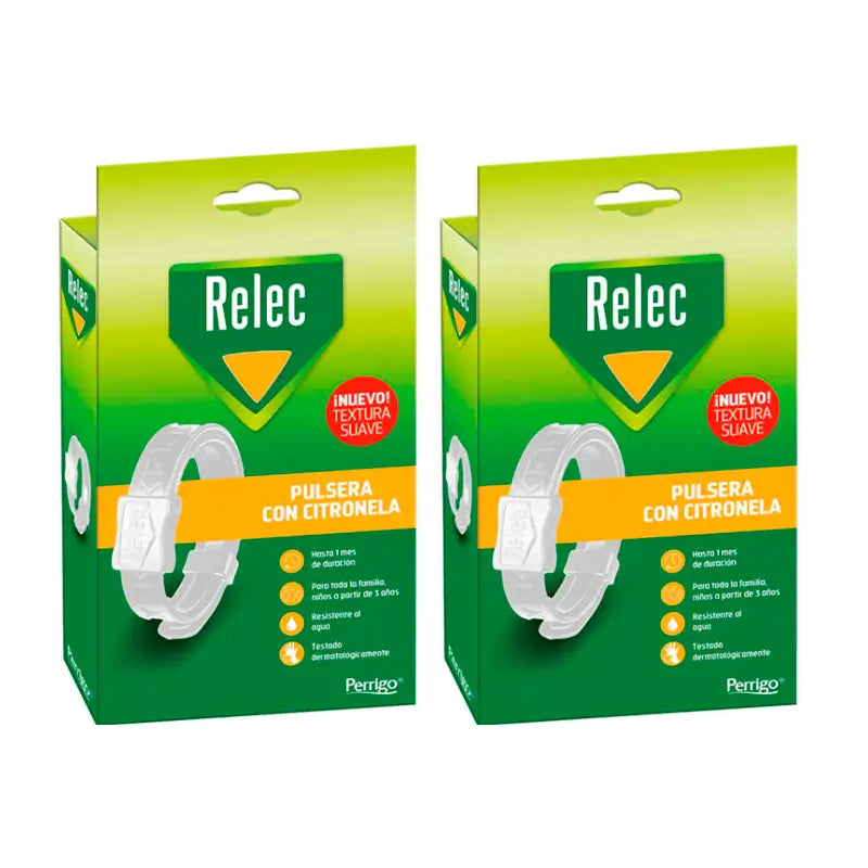 Relec Duplo Antimosquito Bracelet White