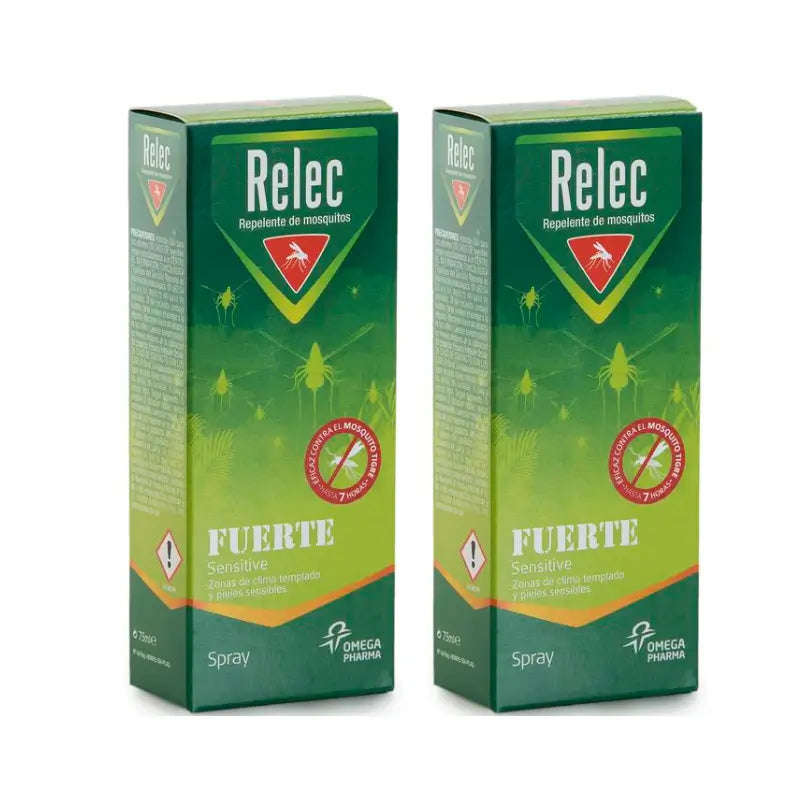 Relec Fuerte Duplo Sensitive Spray 2 x 75 ml