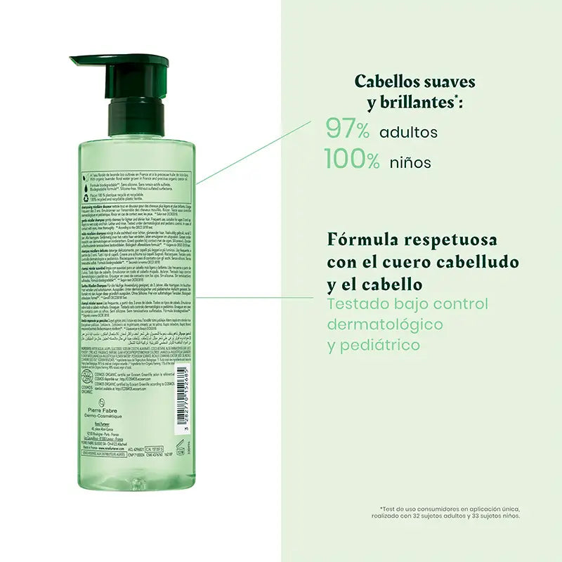 Rene Furterer Naturia Champú Extra Suave Equilibrante, 400 ml