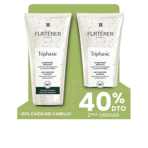 René Furterer Triphasic Anti-Hair Loss Shampoo, 2x200 ml