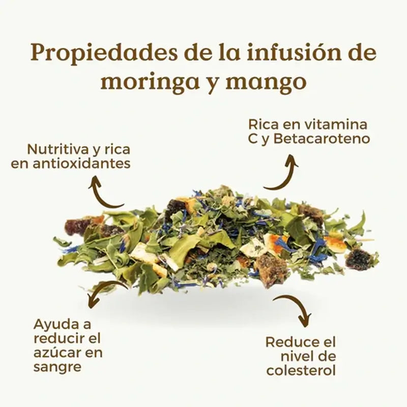 Replantea Organic Moringa & Mango Infusion, 100 g