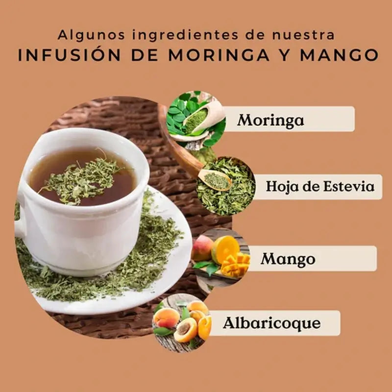 Replantea Organic Moringa & Mango Infusion, 100 g