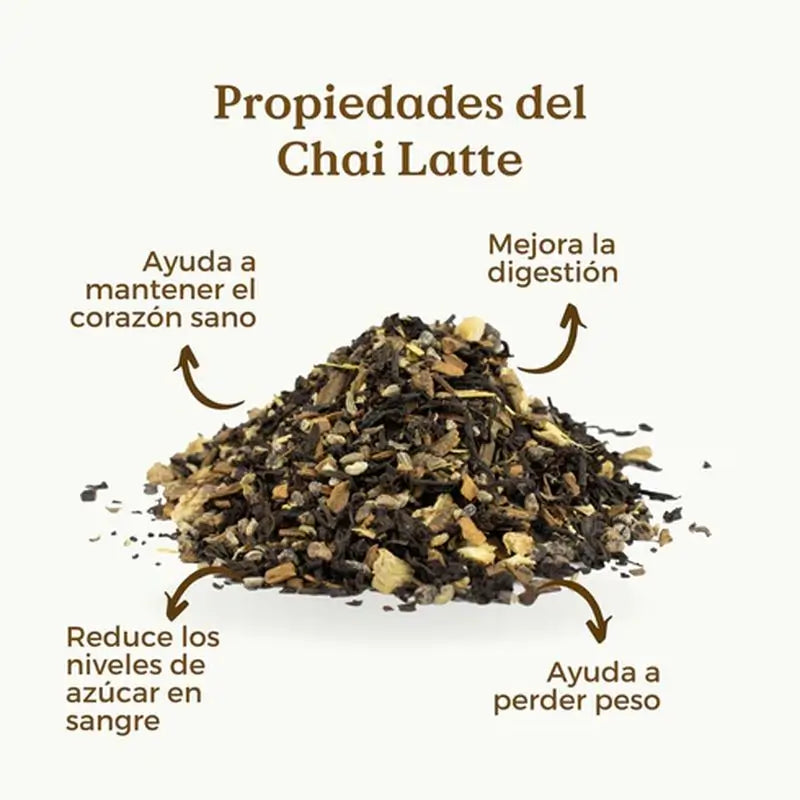 Replantea Té Negro Chai Latte Ecológico, 100 gr