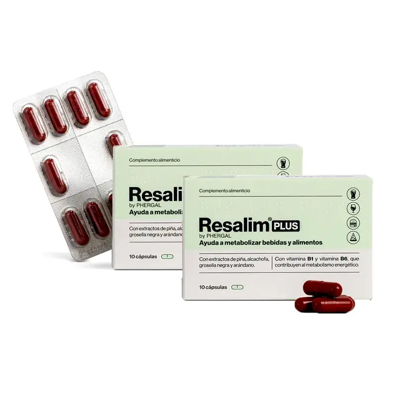 Resalim™ Plus Food Supplement Food Drink Metaboliser Food Drink 2X1 20 Tablets