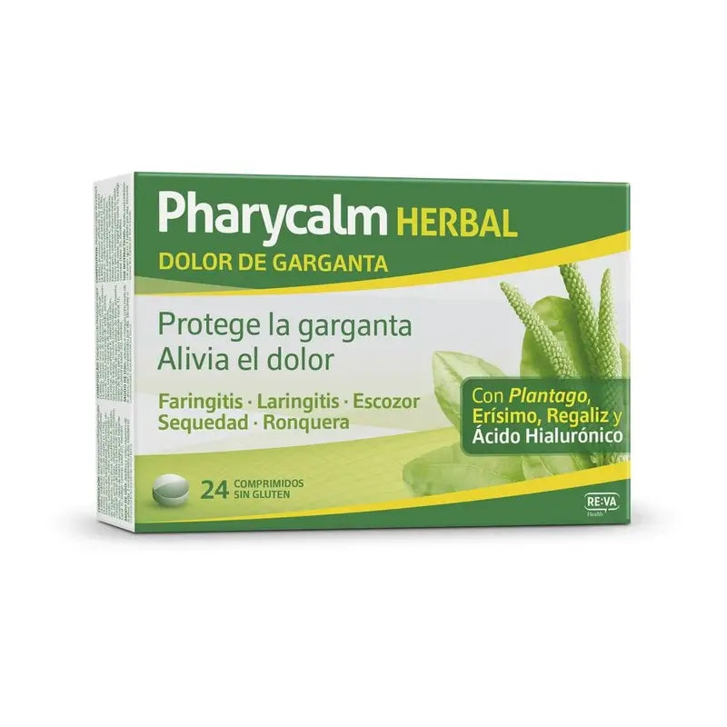 Reva Pharycalm Herbal Sore Throat 24 Tablets