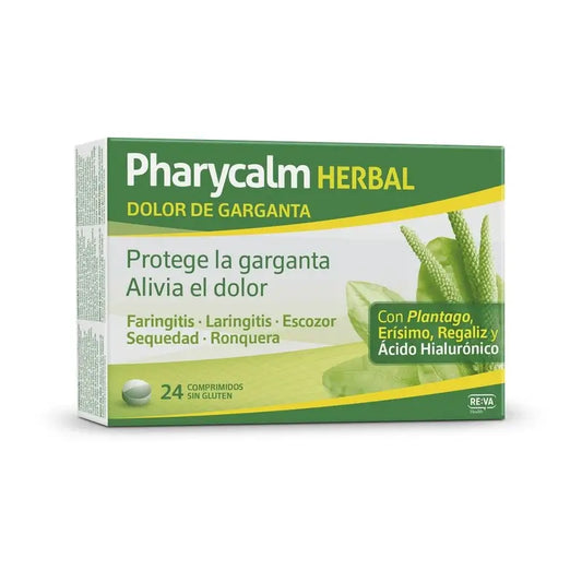 Reva Pharycalm Herbal Sore Throat 24 Tablets