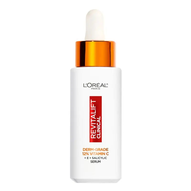 L'Oréal Paris Revitalift Clinical Serum [Wrinkle-Tone-Pores] With 12% Pure Vitamin C + Vitamin E + Salicylic Acid.