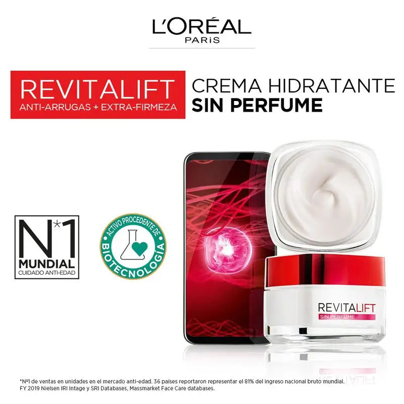 L'Oréal Paris Revitalift Unscented Moisturising Anti-Wrinkle Extra Firming Cream