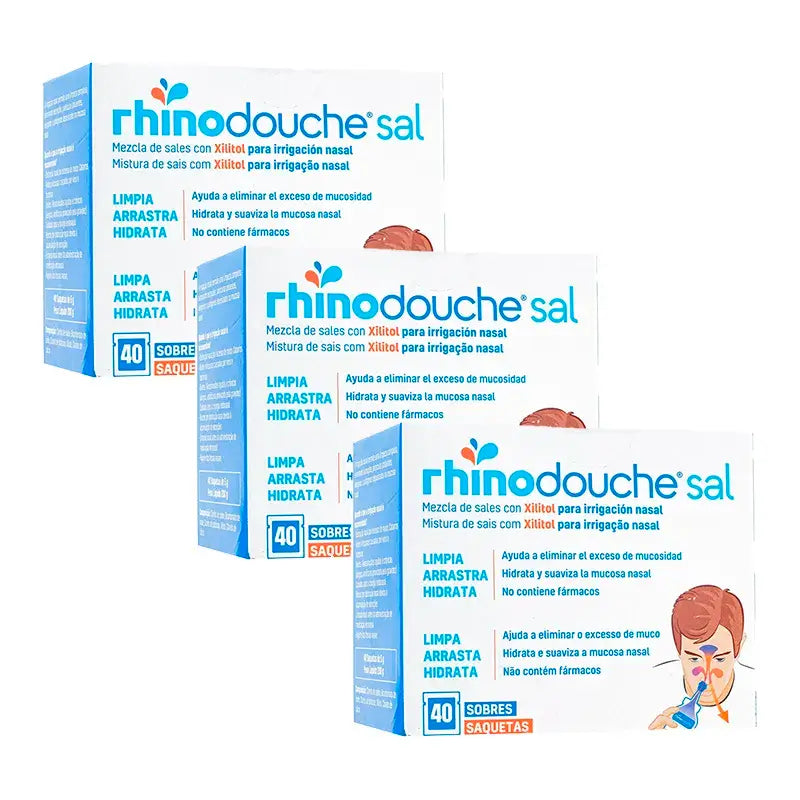 Rhinodouche Salt Pack , 3 x 40 sachets