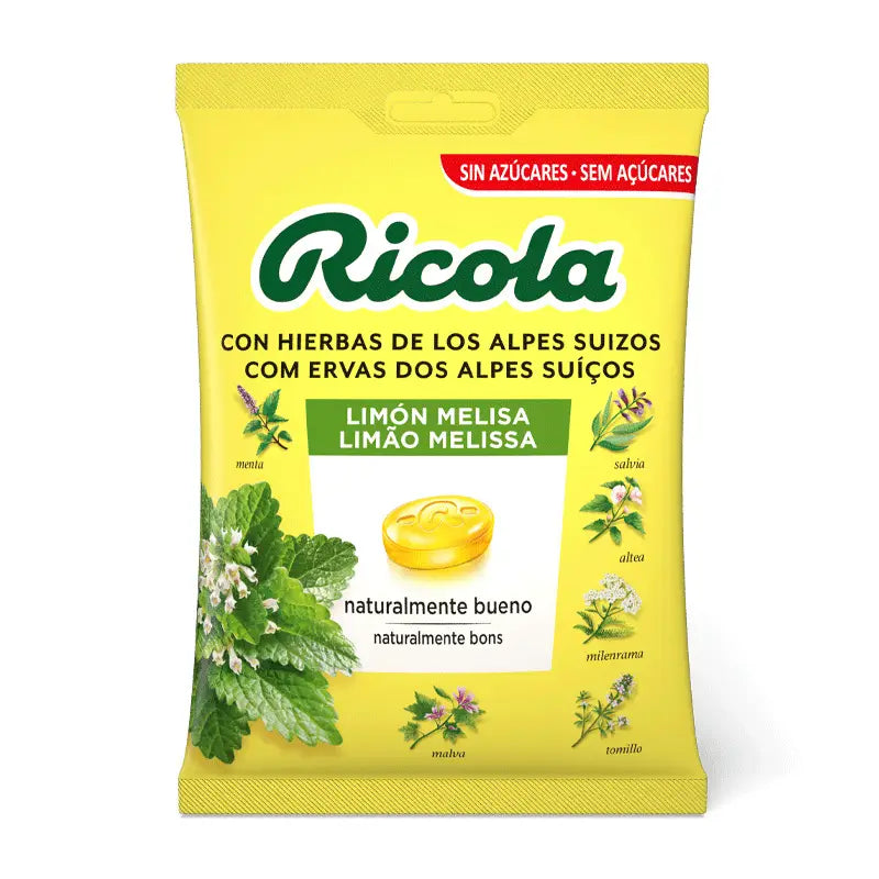 Ricola Caramelos Sin Azucar Limon Bolsa 70 G