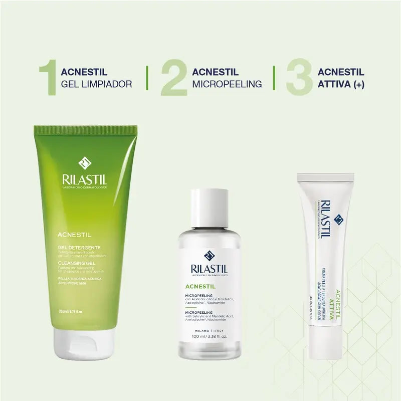 Rilastil Acnestil Attiva Moisturising Anti-Imperfection Cream 40 ml