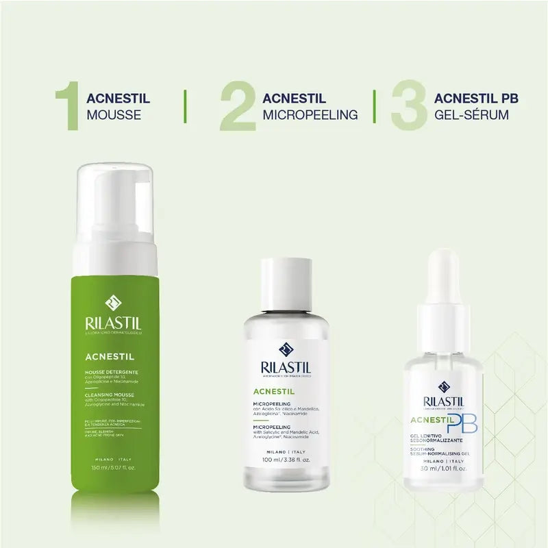 Rilastil Acnestil Pb Seboregulating Gel-Serum 30 Ml