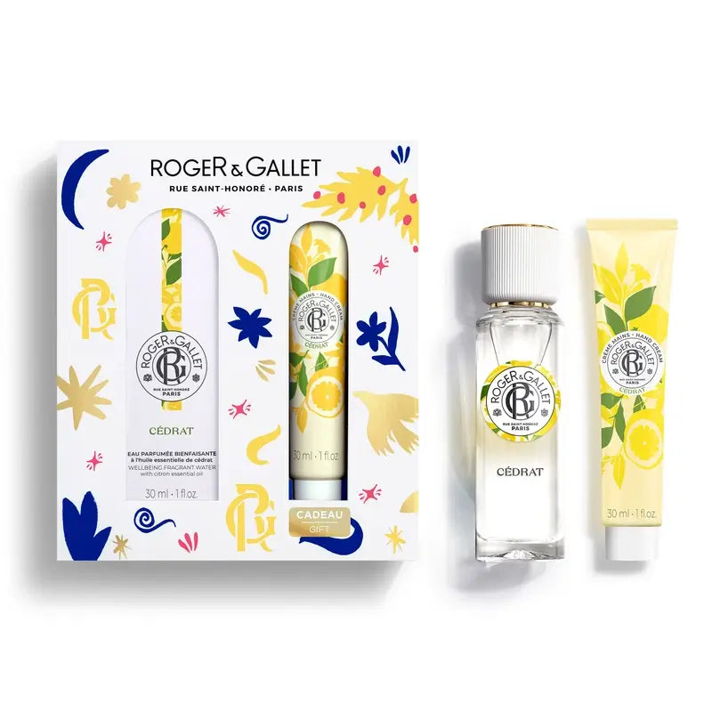 Roger & Gallet Cédrat Wellness Eau de Parfum + Wellness Hand Cream, 60 ml