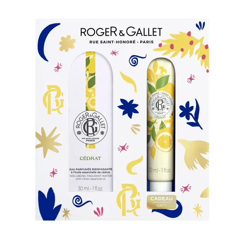 Roger & Gallet Cédrat Wellness Eau de Parfum + Wellness Hand Cream, 60 ml