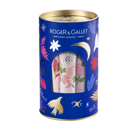 Roger & Gallet Wellness Hand Cream Chest: Fleur De Figuier - Gingembre Rouge - Rose, 3 pcs.