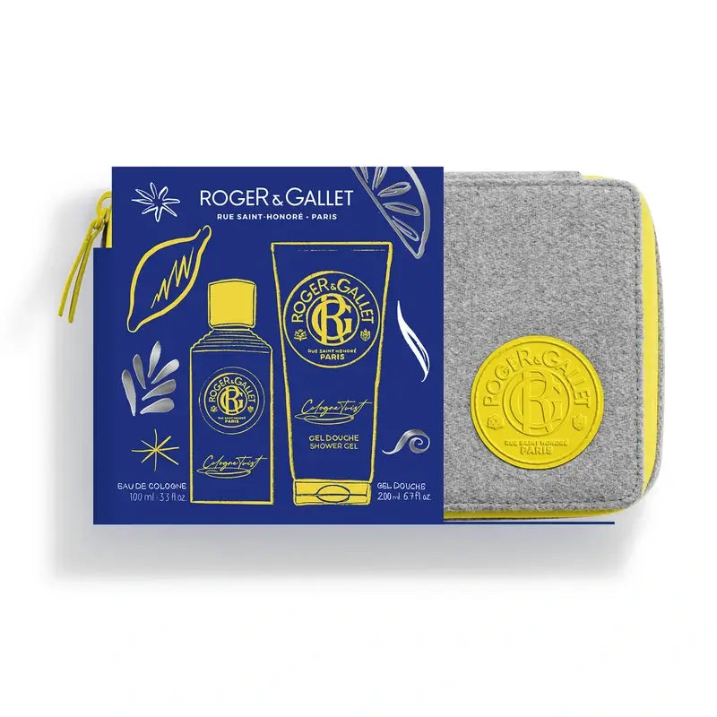 Roger & Gallet Cologne Twist Toiletry Box Eau De Cologne + Shower Gel, 300 ml