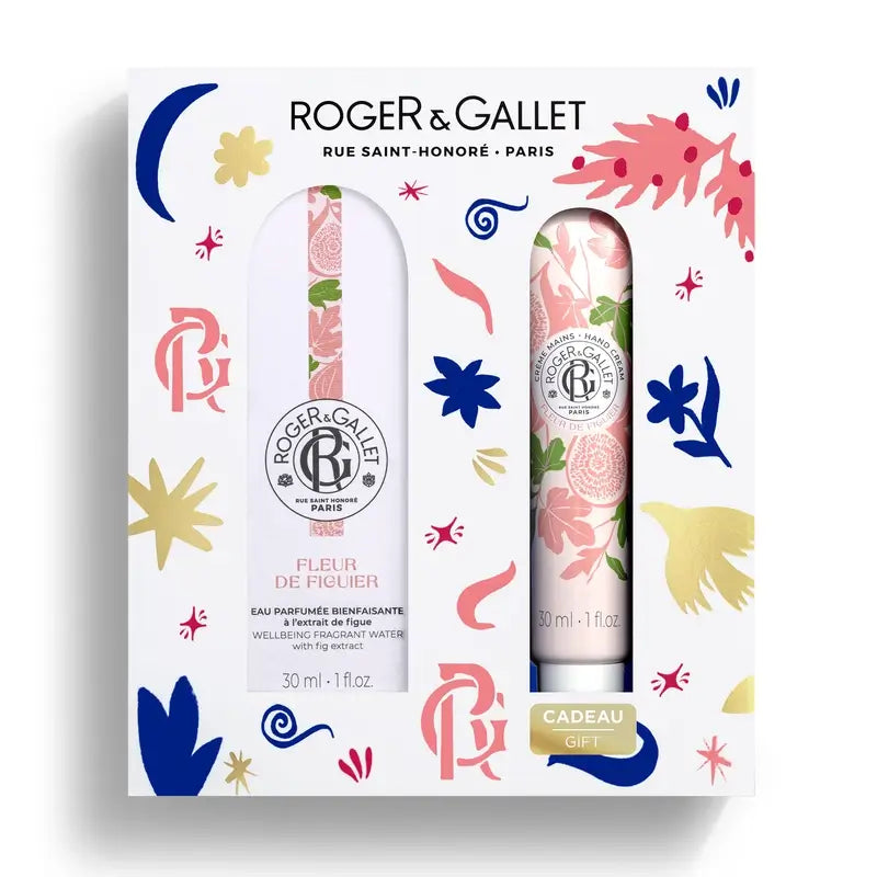 Roger & Gallet Fleur De Figuier Wellness Eau de Toilette + Wellness Hand Cream, 60 ml