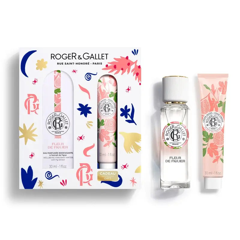 Roger & Gallet Fleur De Figuier Wellness Eau de Toilette + Wellness Hand Cream, 60 ml