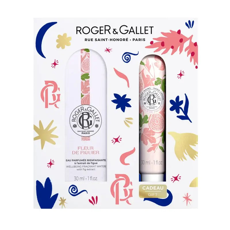 Roger & Gallet Fleur De Figuier Wellness Eau de Toilette + Wellness Hand Cream, 60 ml