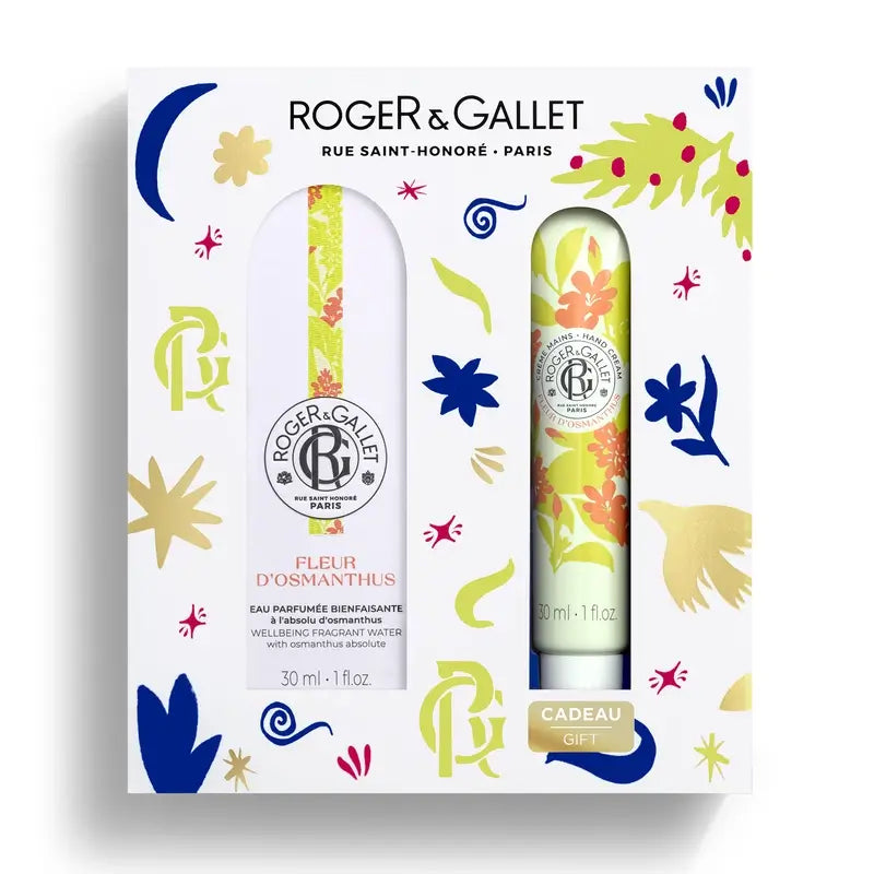 Roger & Gallet Fleur D'Osmanthus Wellness Eau de Parfum + Wellness Hand Cream, 60 ml