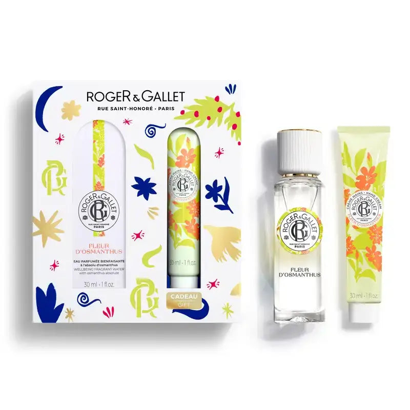 Roger & Gallet Fleur D'Osmanthus Wellness Eau de Parfum + Wellness Hand Cream, 60 ml