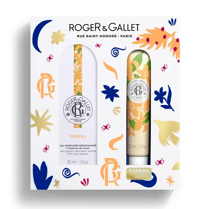 Roger & Gallet Néroli Wellness Eau de Toilette + Wellness Hand Cream, 60 ml