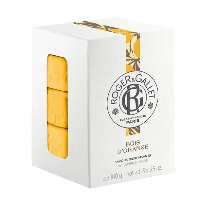 Roger & Gallet Pack de Jabón de Manos de Naranaja 3X100 gr