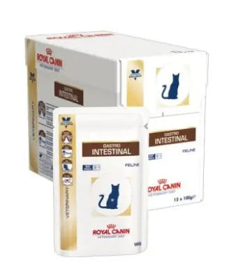 Royal Canin Veterinary Gastro Intestinal Pouch Caja 12X85Gr, comida húmeda para gatos